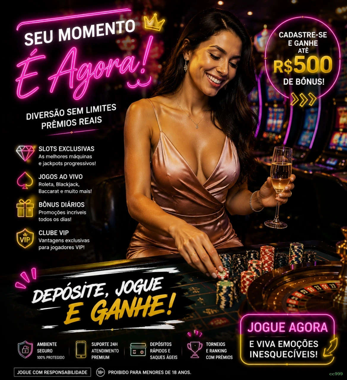 Bônus e prêmios cc999